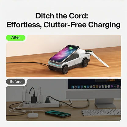 The 3-in-1 CyberTruck Charging Dock