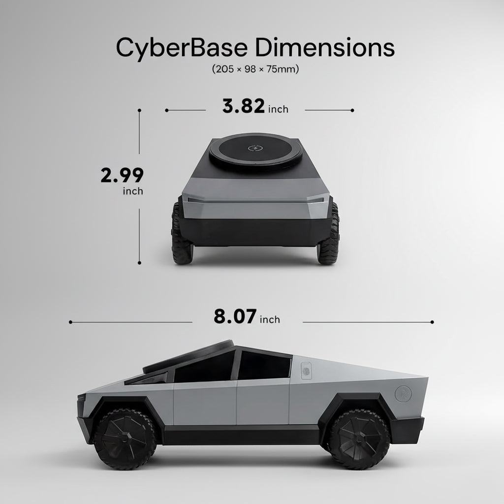 The 3-in-1 CyberTruck Charging Dock