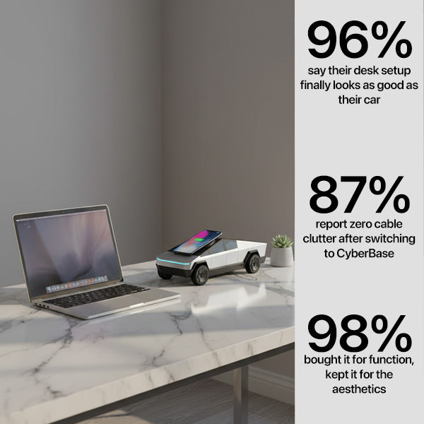 The 3-in-1 CyberTruck Charging Dock