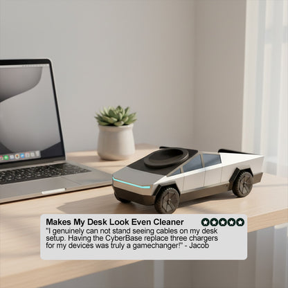 The 3-in-1 CyberTruck Charging Dock