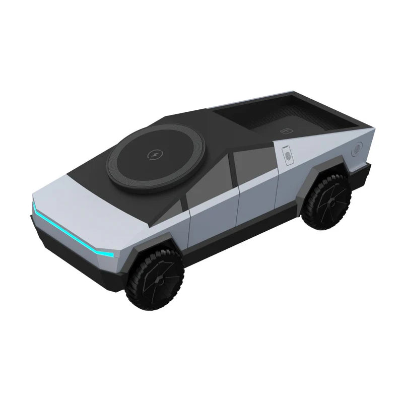 The 3-in-1 CyberTruck Charging Dock