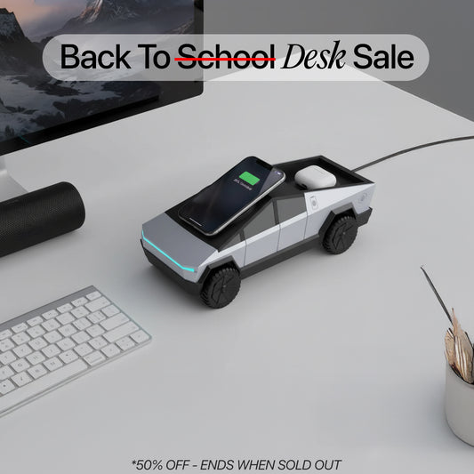 The 3-in-1 CyberTruck Charging Dock [Back To Desk Sale]