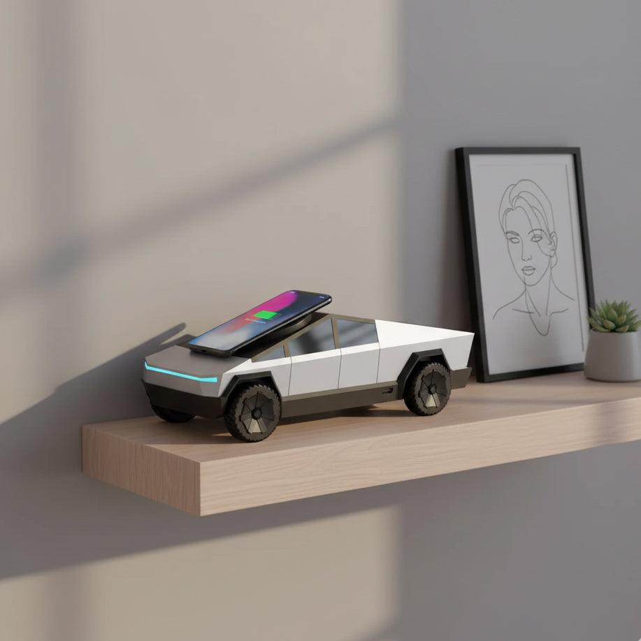 The 3-in-1 CyberTruck Charging Dock