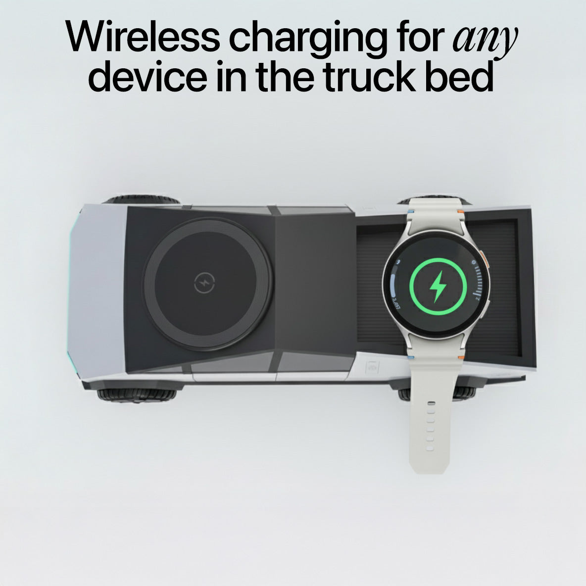 The 3-in-1 CyberTruck Charging Dock